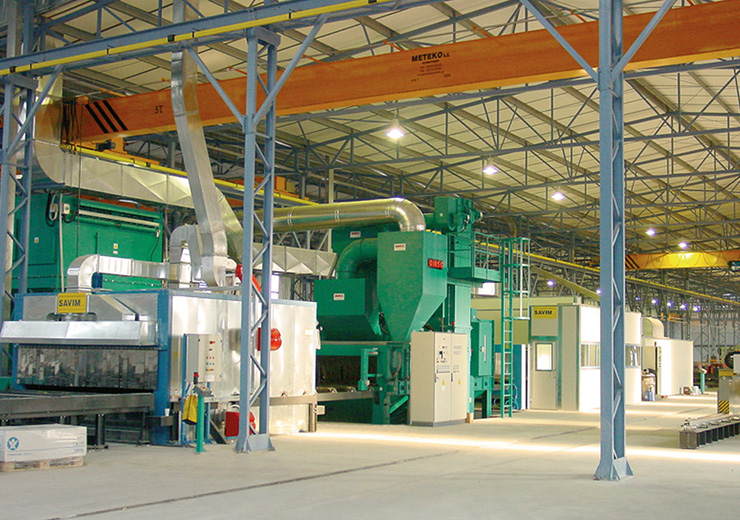 Промышленные автоматические линии для покраски листов и профилей