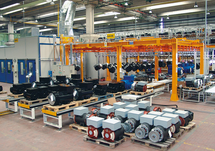 Промышленные линии жидкостной покраски