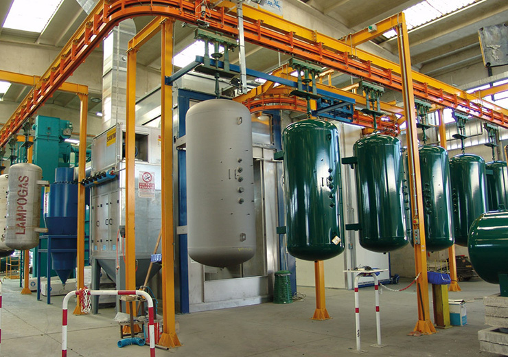 Промышленные линии порошковой покраски Промышленные линии порошковой покраски