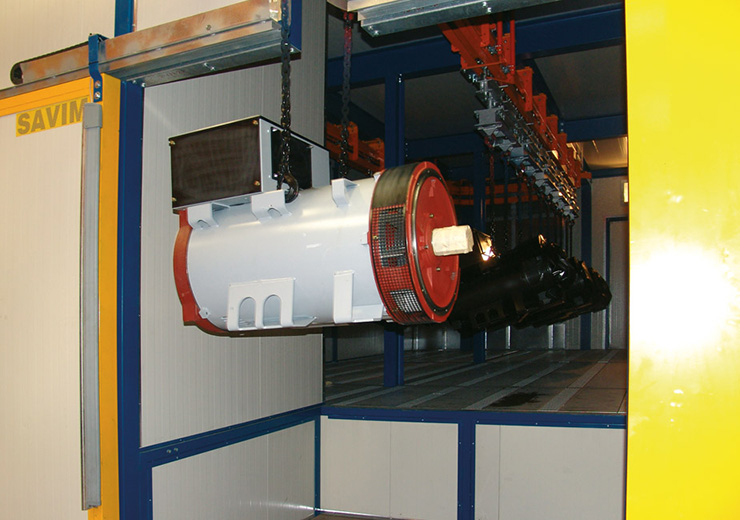 Промышленные линии жидкостной покраски