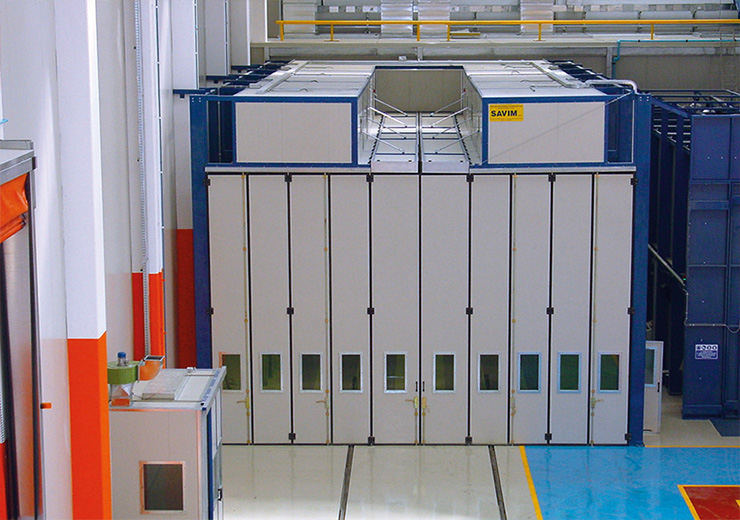 Промышленные окрасочные кабины и печи