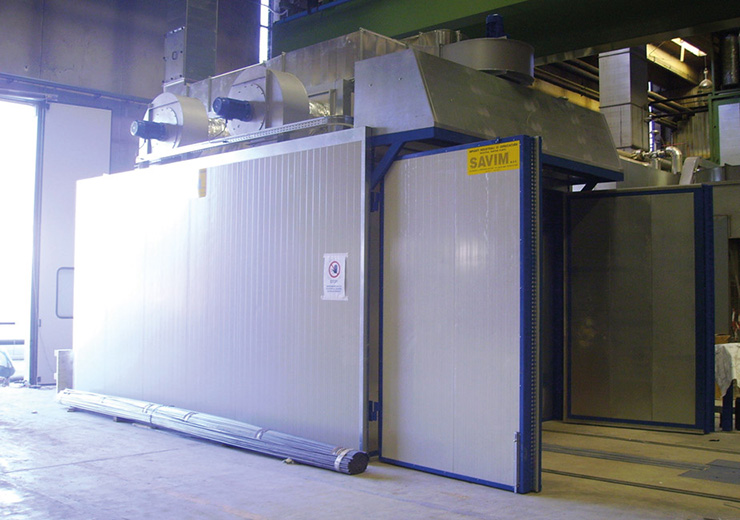 Промышленные печи полимеризации и сушки