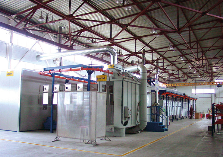 Промышленные линии порошковой покраски