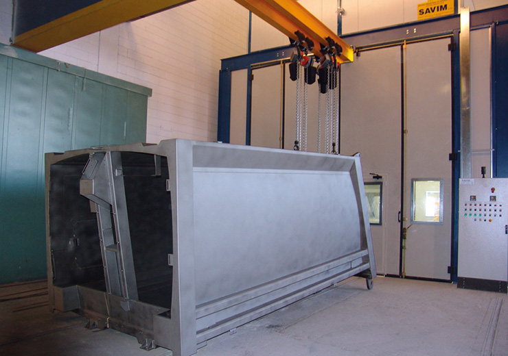 Промышленные окрасочные кабины и печи