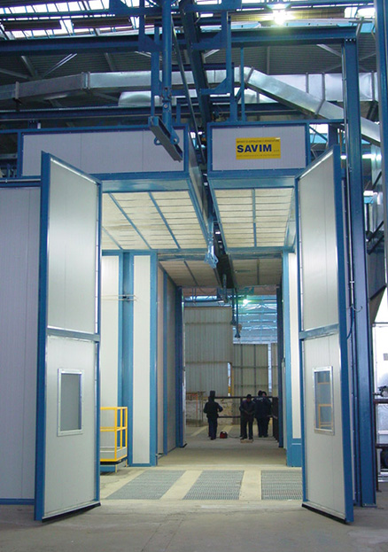 Промышленные линии жидкостной покраски