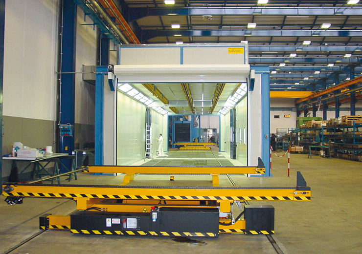 Промышленные окрасочные кабины и печи