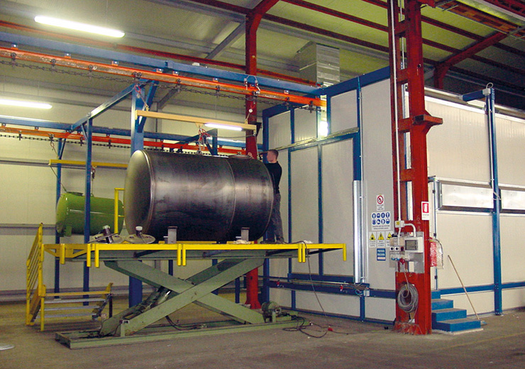 Промышленные линии жидкостной покраски