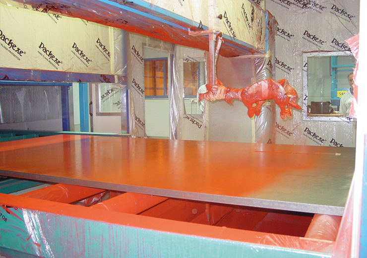 Промышленные автоматические линии для покраски листов и профилей