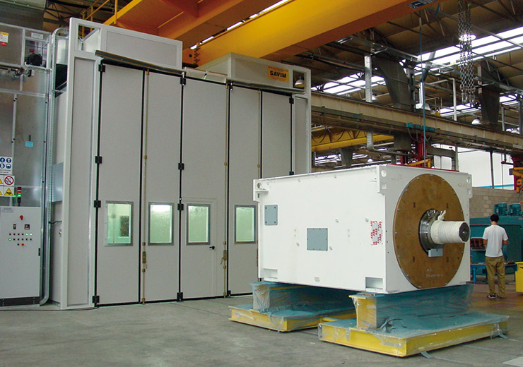 Промышленные окрасочные кабины и печи