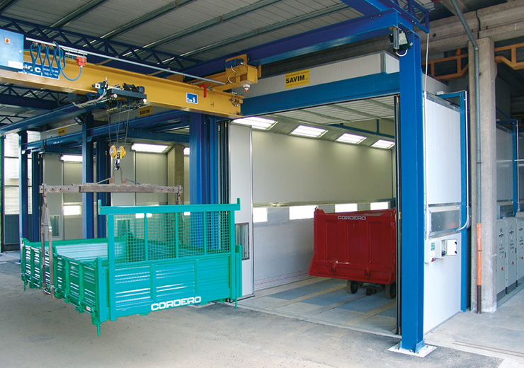 Промышленные окрасочные кабины и печи