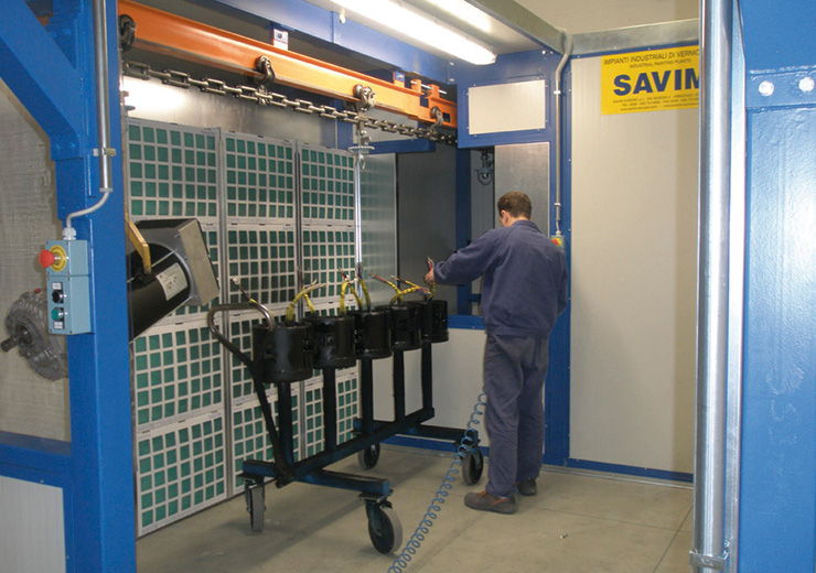 Промышленные линии жидкостной покраски