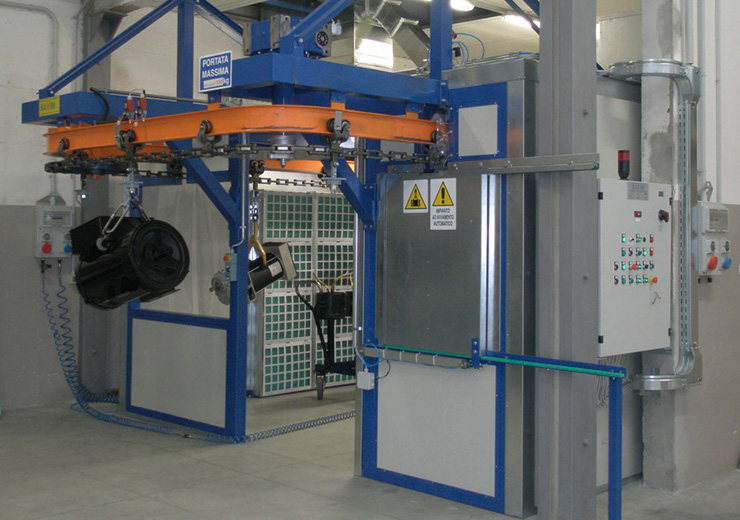 Промышленные линии жидкостной покраски