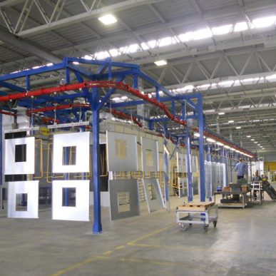 Промышленные линии порошковой покраски