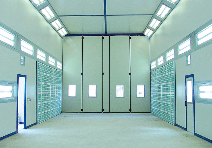 Промышленные окрасочные кабины и печи