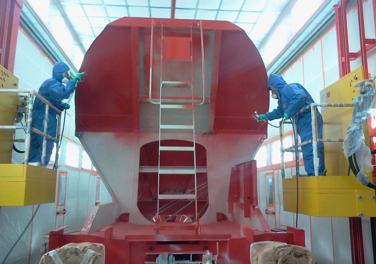 Промышленные окрасочные кабины и печи