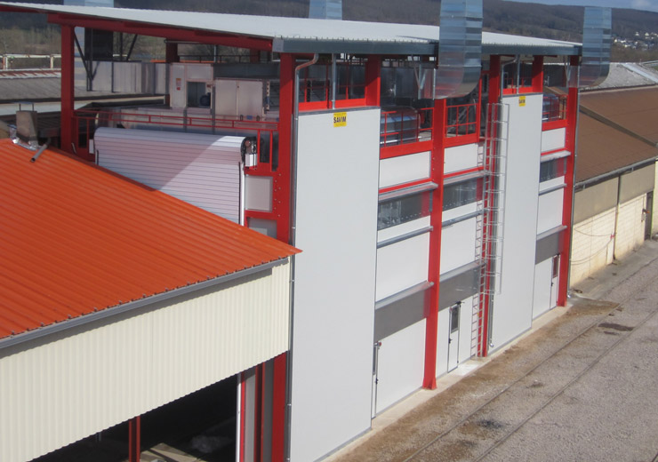 Промышленные окрасочные кабины и печи