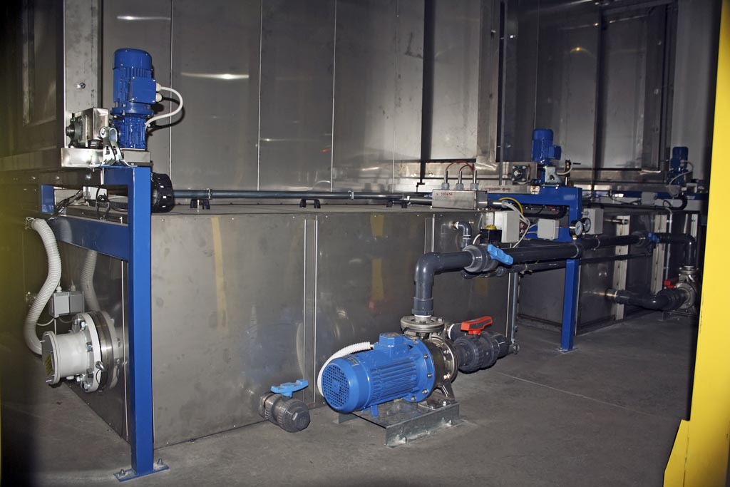 Агрегаты моющего туннеля очистки