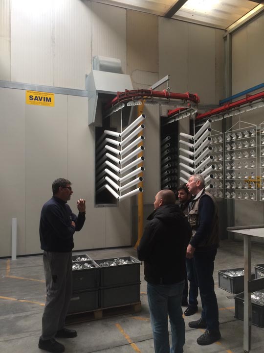 Линии для окраски труб