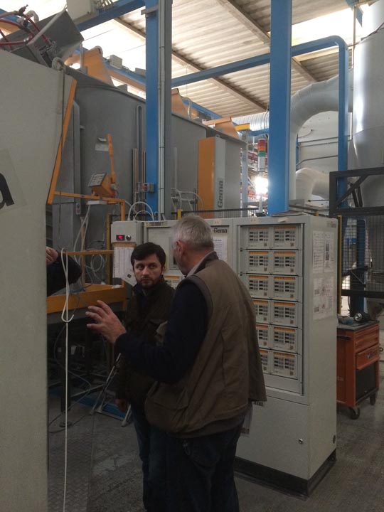 Линии для окраски труб