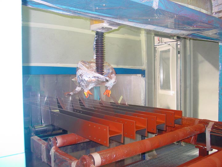 Линии для окраски металлоконструкций