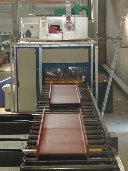 Линии для окраски металлоконструкций