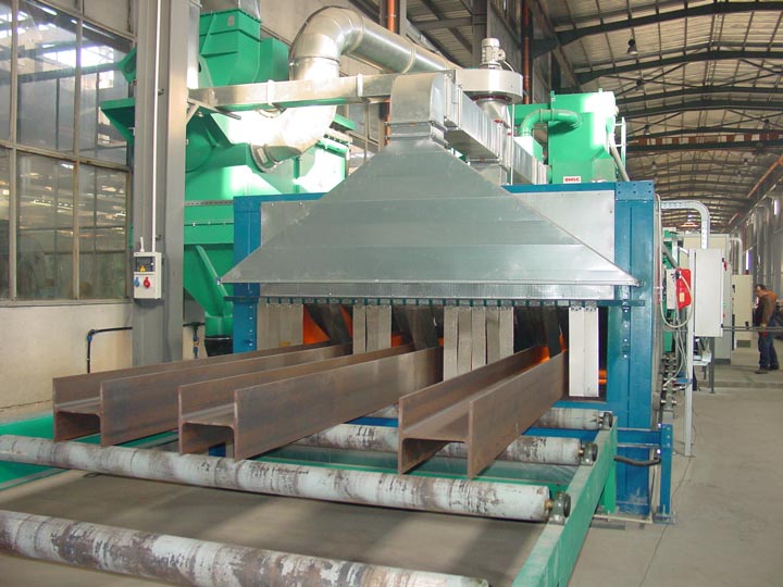 Линии для окраски металлоконструкций