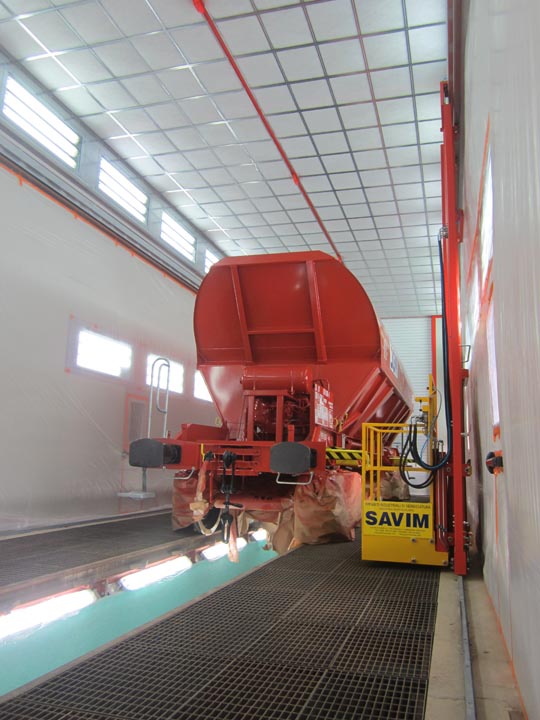 Камеры для окраски крупногабаритных изделий