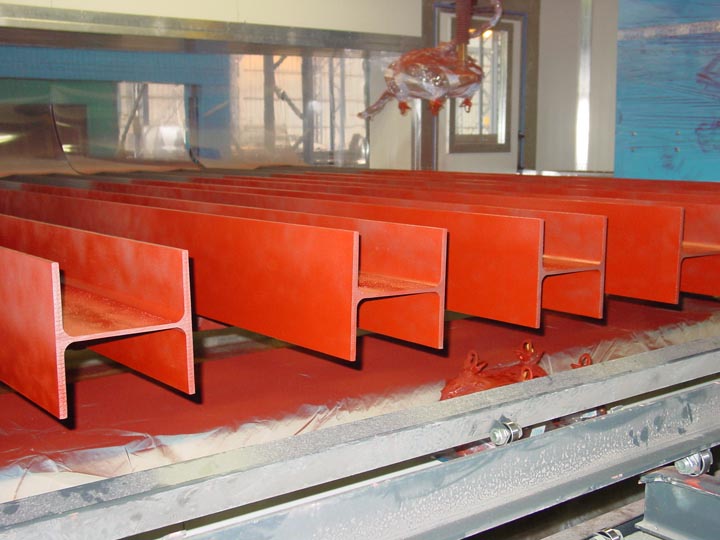 Линии для окраски металлоконструкций